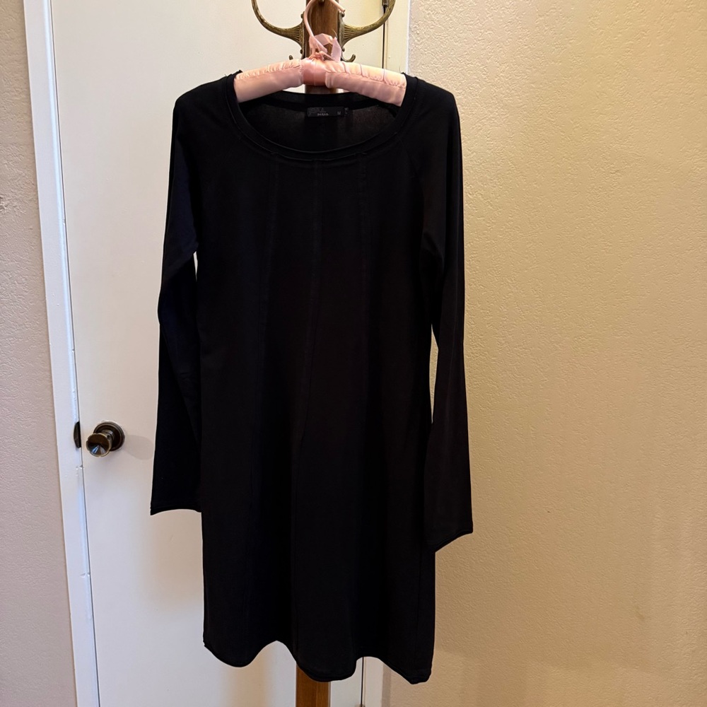 Prana Black Long Sleeve‎ Knit Dress